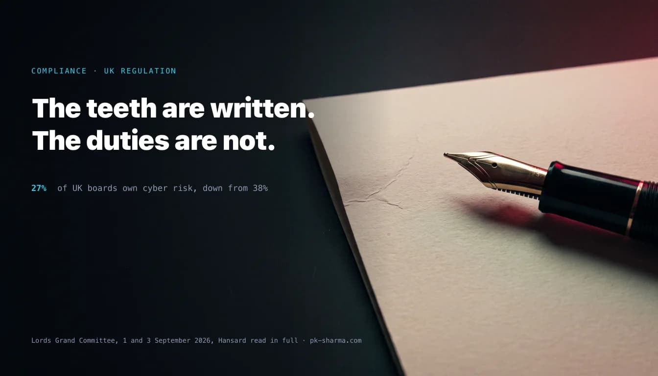 A black fountain pen with a fine gold nib lying at rest on a single sheet of heavy cream paper against a near-black surface, lit by a cold crimson rim light from the right. The sheet is entirely blank.