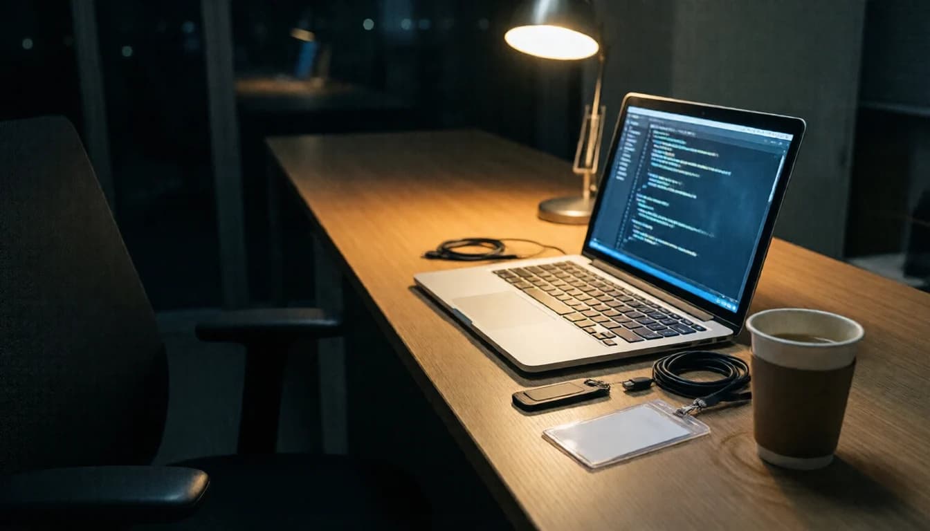 Editorial illustration for the briefing: North Korea's TraderTraitor put macOS backdoors on an Indian IT provider, and the delivery was never proven