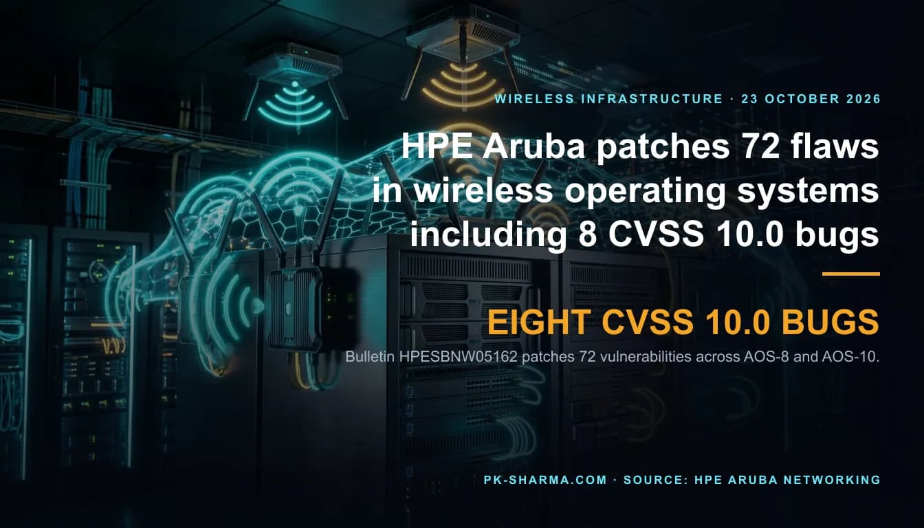 Abstract high-tech 3D network topology visualization of glowing enterprise wireless mobility controllers and radio access points transmitting illuminated data packets.