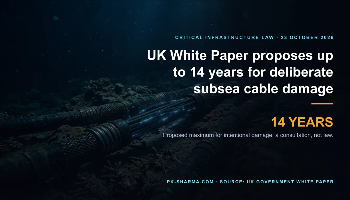 A dark editorial scene for the briefing, with its headline and key figure drawn over it.